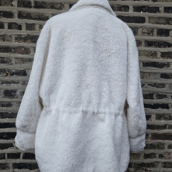 Maeve Anthropologie Cream Teddy Jacket - Picture 4 of 7